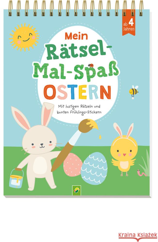 Mein Rätsel-Mal-Spaß Ostern | Für Kinder ab 4 Jahren Schwager & Steinlein Verlag 9783849944360 Schwager & Steinlein - książka