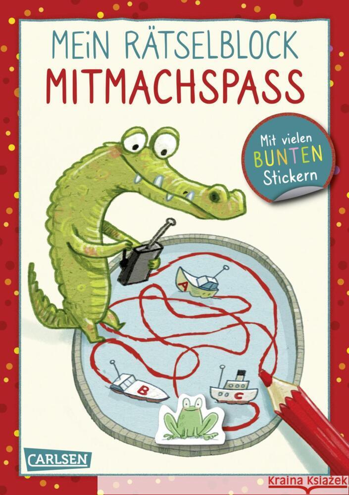 Mein Rätselblock Mitmachspaß Hill, Juliane 9783551160041 Carlsen - książka