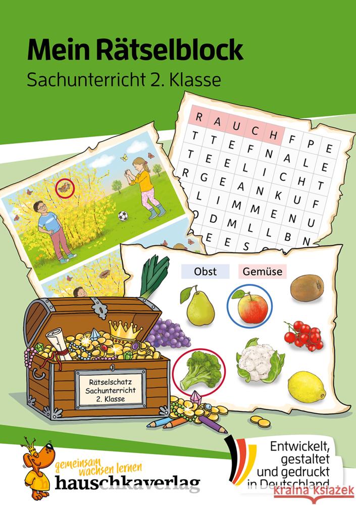 Mein Rätselblock Sachunterricht 2. Klasse Fiedler-Tresp, Sonja 9783881006873 Hauschka - książka