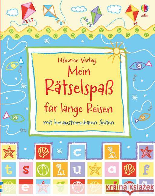 Mein Rätselspaß für lange Reisen Clarke, Phillip 9781782322573 Usborne Verlag - książka