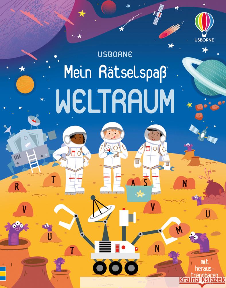 Mein Rätselspaß: Weltraum Nolan, Kate 9781789417982 Usborne Verlag - książka