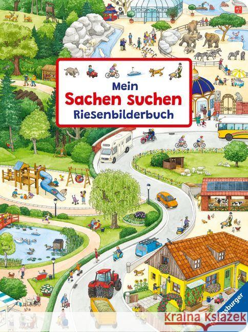 Mein Sachen suchen Riesenbilderbuch Gernhäuser, Susanne 9783473417513 Ravensburger Verlag - książka