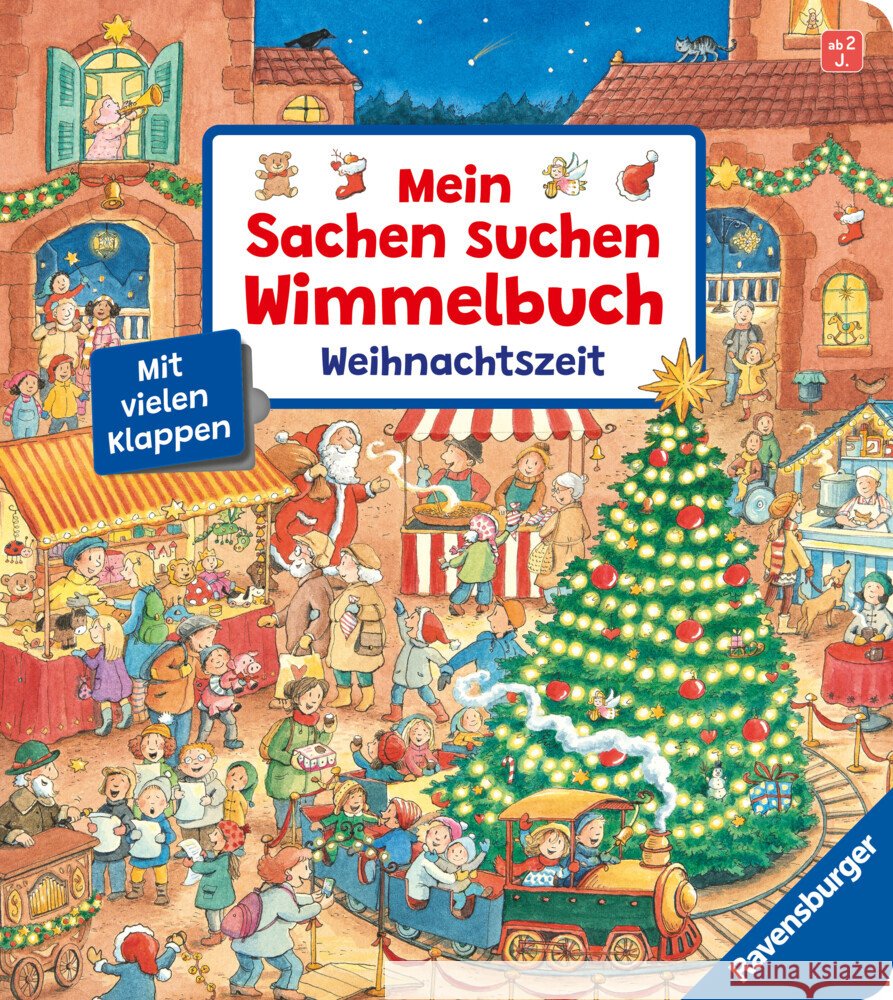 Mein Sachen suchen Wimmelbuch: Weihnachtszeit Harvey, Franziska 9783473421220 Ravensburger Verlag - książka