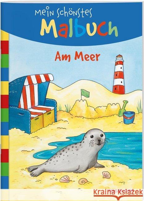 Mein schönstes Malbuch Am Meer  9783788640903 Tessloff - książka