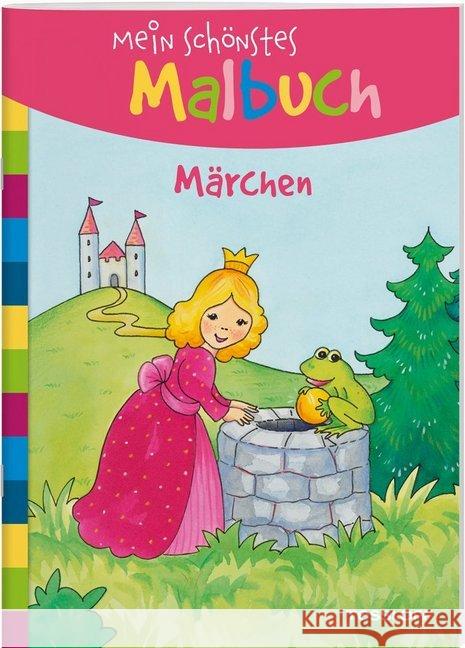 Mein schönstes Malbuch: Märchen : Malen für Kinder ab 5 Jahren  9783788641368 Tessloff - książka