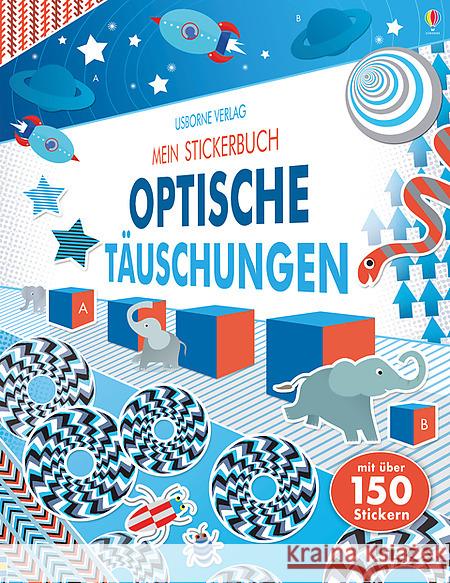 Mein Stickerbuch: Optische Täuschungen Taplin, Sam 9781782326885 Usborne Verlag - książka