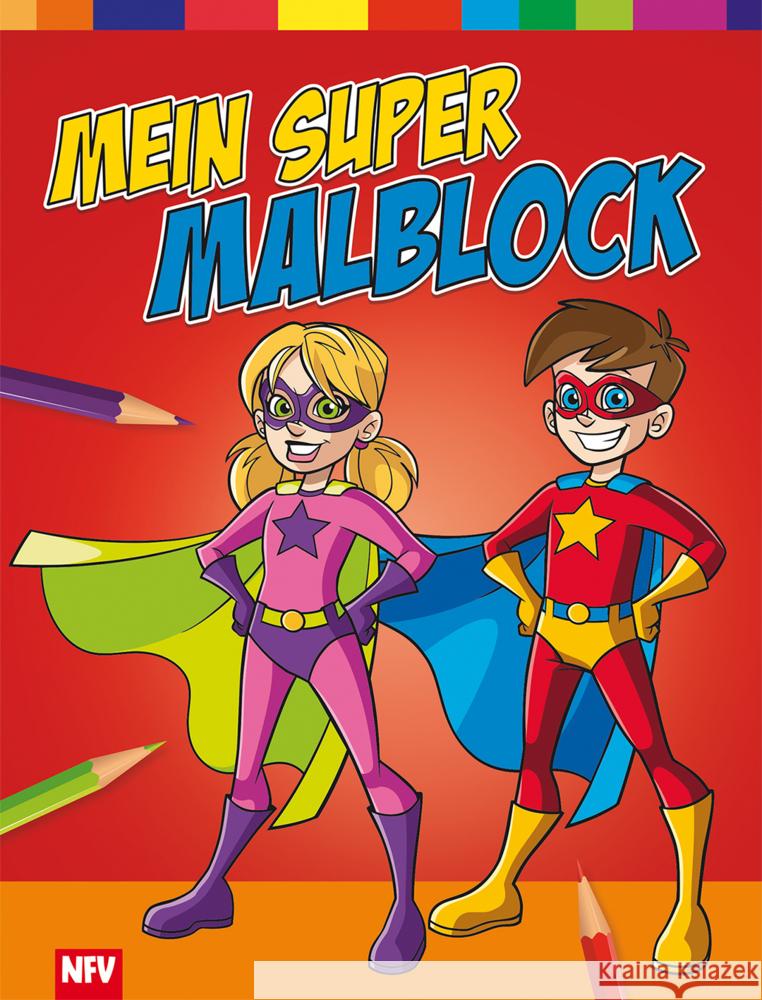 Mein Super-Malblock  9783849400064 Neuer Favorit Verlag - książka
