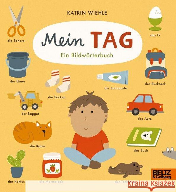 Mein Tag : Ein Bildwörterbuch Wiehle, Katrin 9783407755469 Beltz - książka