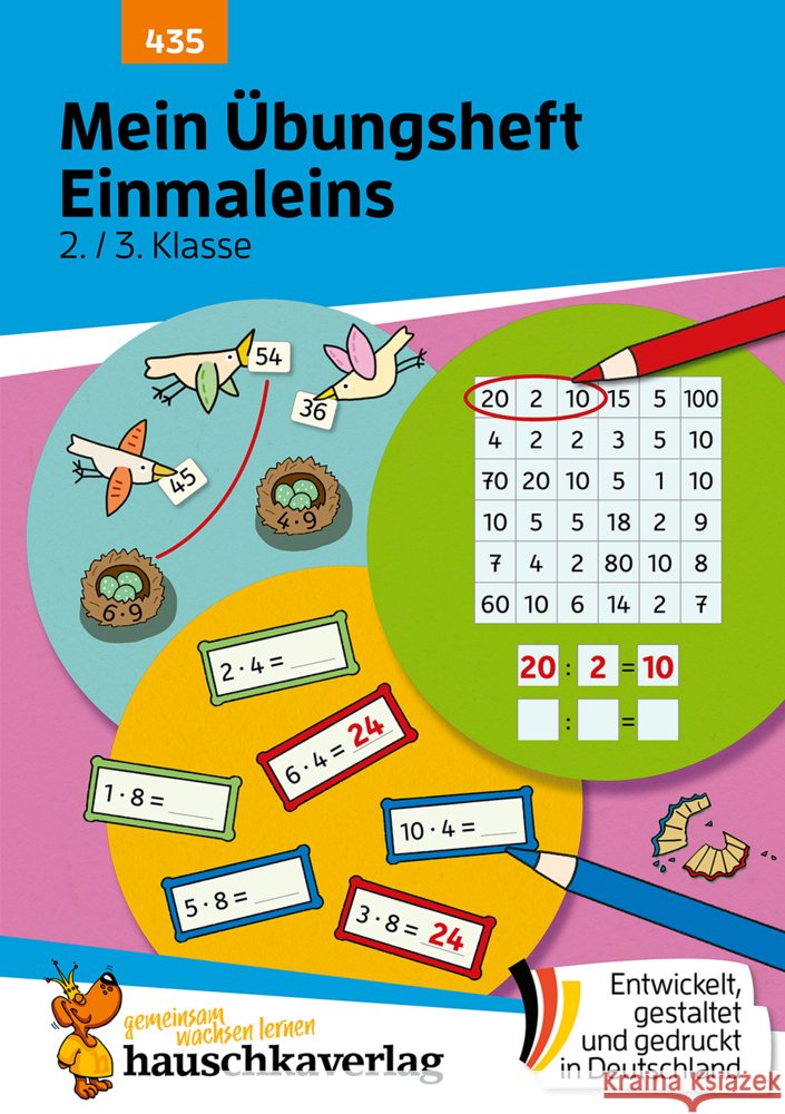 Mein Übungsheft Einmaleins 2./3. Klasse Schulz, Joshua 9783881004350 Hauschka - książka