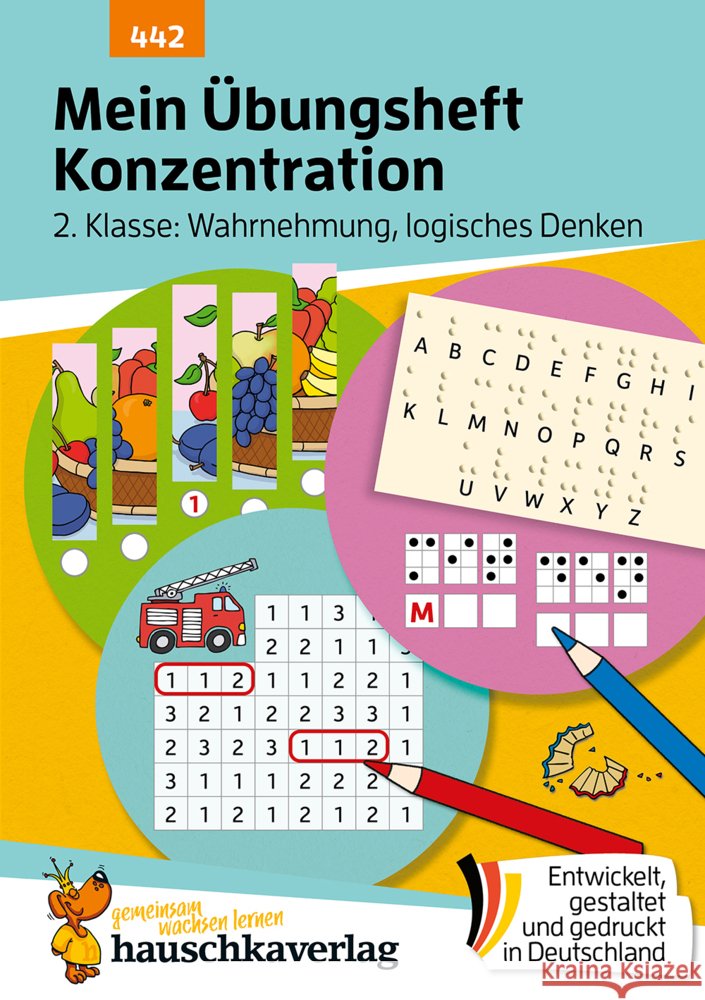 Mein Übungsheft Konzentration 2. Klasse - Wahrnehmung, logisches Denken Spiecker, Agnes 9783881004428 Hauschka - książka