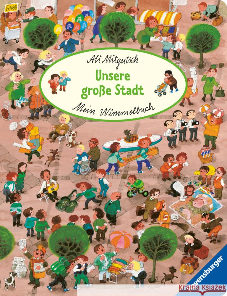 Mein Wimmelbuch: Unsere große Stadt Mitgutsch, Ali 9783473417827 Ravensburger Verlag - książka