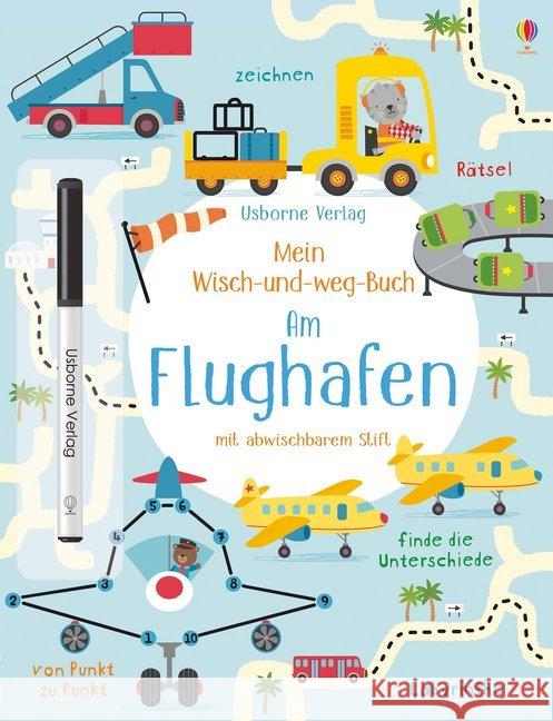 Mein Wisch-und-weg-Buch: Am Flughafen Robson, Kirsteen 9781789412789 Usborne Verlag - książka