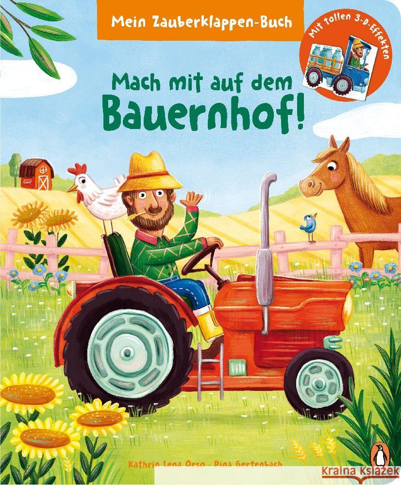 Mein Zauberklappen-Buch - Mach mit auf dem Bauernhof! Orso, Kathrin Lena 9783328302285 Penguin Junior - książka