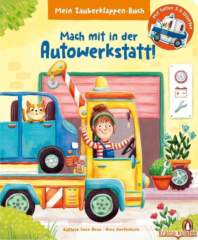 Mein Zauberklappen-Buch - Mach mit in der Autowerkstatt! Orso, Kathrin Lena 9783328302278 Penguin Junior - książka