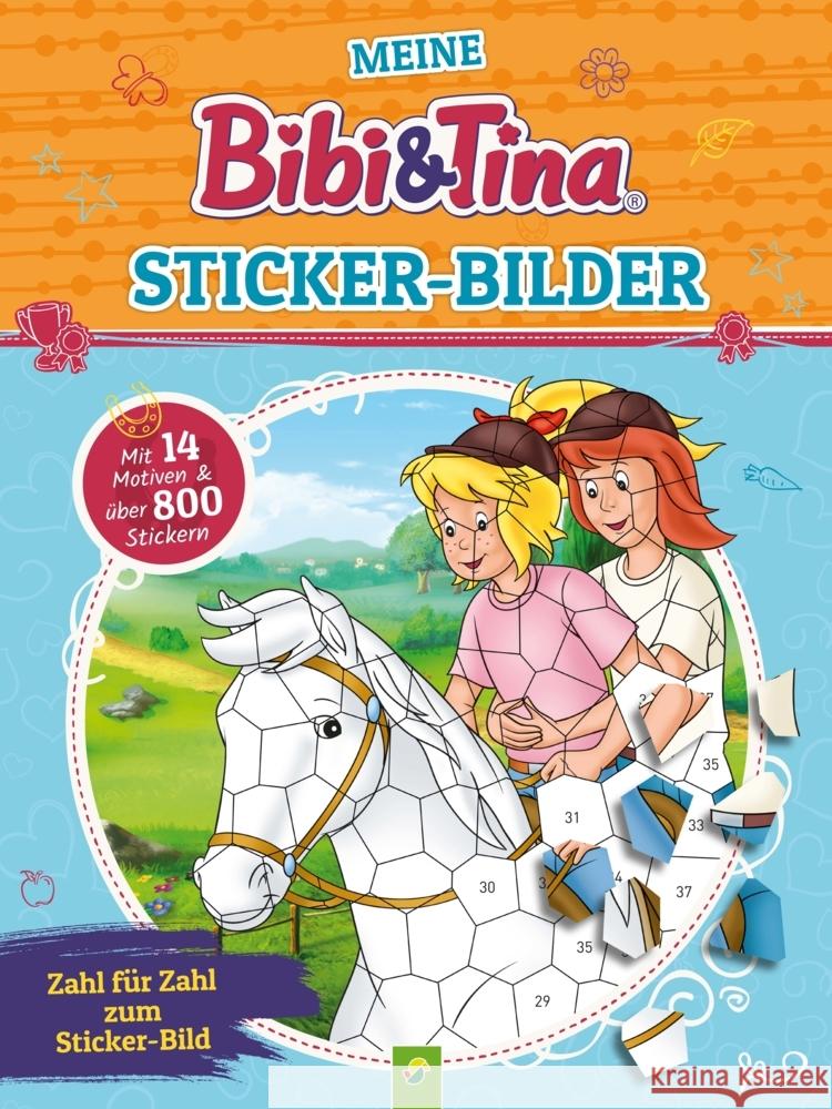 Meine Bibi & Tina Sticker-Bilder Wellge, Sina 9783849930684 Schwager & Steinlein - książka