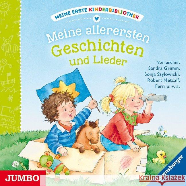 Meine erste Kinderbibliothek - Meine allerersten Geschichten und Lieder, 1 Audio-CD : CD Standard Audio Format, Lesung Grimm, Sandra 9783833738258 Jumbo Neue Medien - książka