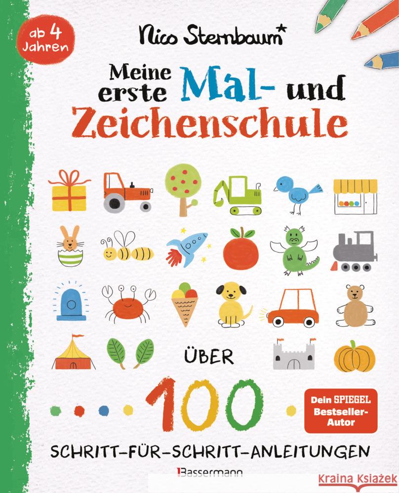 Meine erste Mal- und Zeichenschule. Ab 4 Jahren Sternbaum, Nico 9783809444992 Bassermann - książka