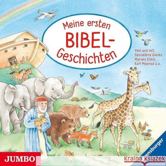 Meine ersten Bibel-Geschichten, 1 Audio-CD : CD Standard Audio Format, Lesung Dierks, Hannelore 9783833738319 Jumbo Neue Medien - książka