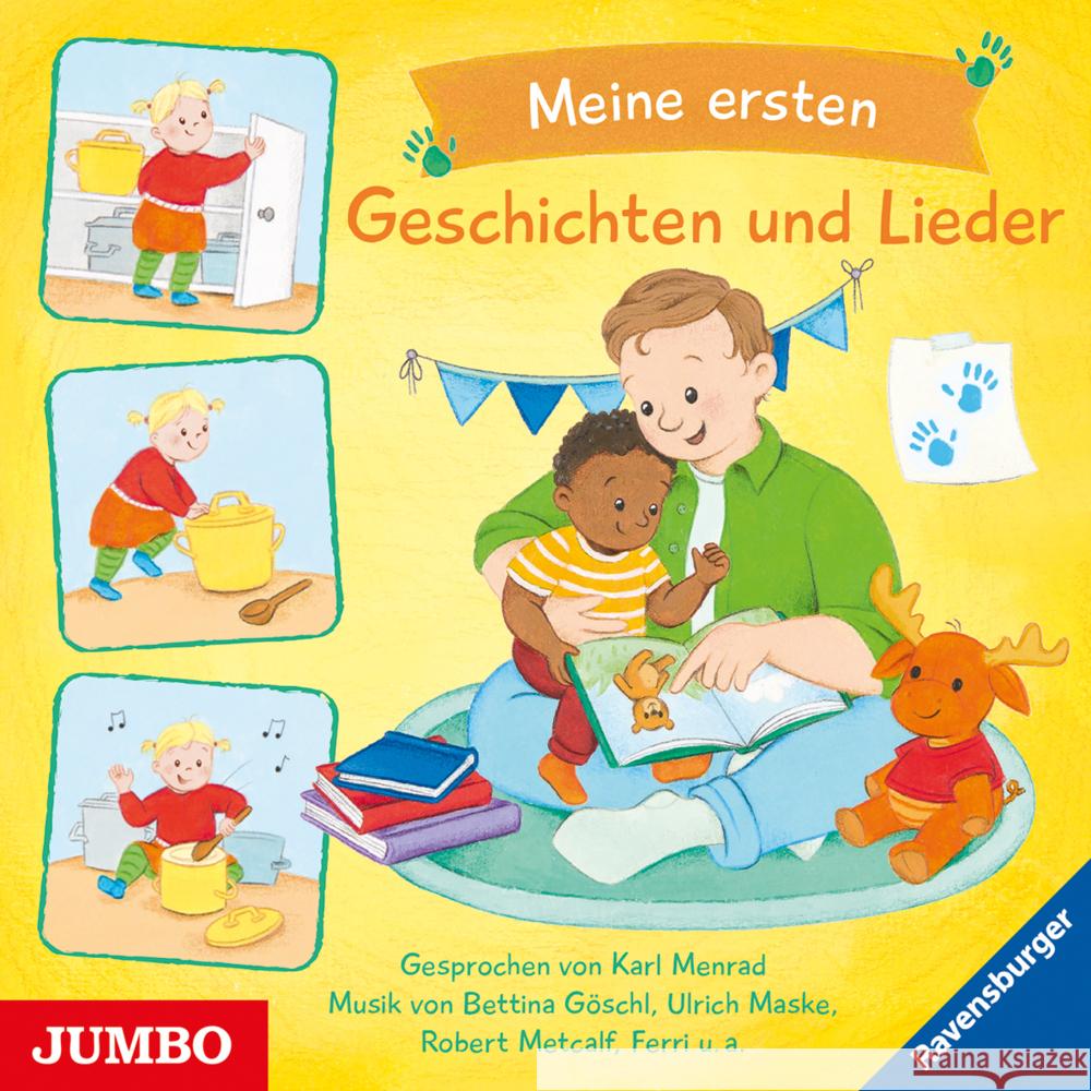 Meine ersten Geschichten und Lieder, Audio-CD Grimm, Sandra 9783833744334 Jumbo Neue Medien - książka