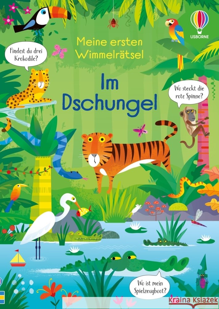 Meine ersten Wimmelrätsel: Im Dschungel Robson, Kirsteen 9781035705344 Usborne Verlag - książka