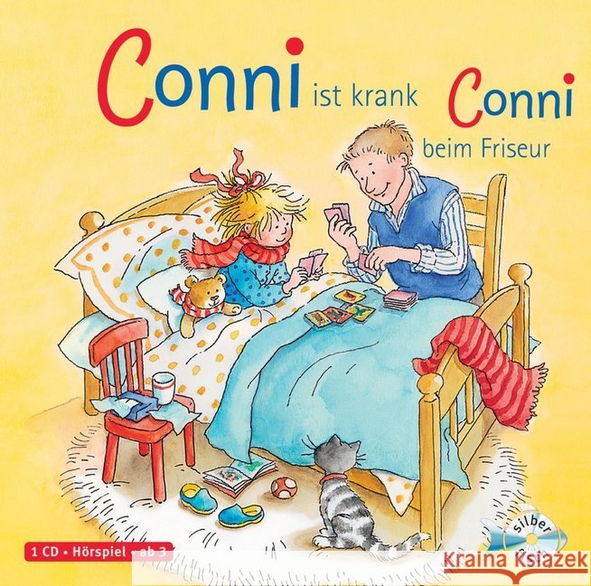 Meine Freundin Conni, Conni ist krank / beim Frisör, 1 Audio-CD : Hörspiel Boehme, Julia; Schneider, Liane 9783867424516 Silberfisch - książka