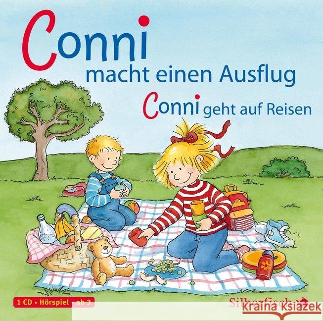 Meine Freundin Conni, Conni macht einen Ausflug / Conni geht auf Reisen, 1 Audio-CD Schneider, Liane 9783867424684 Silberfisch - książka