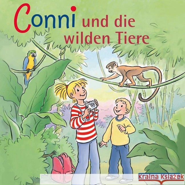 Meine Freundin Conni, Conni und die wilden Tiere, 1 Audio-CD Boehme, Julia 9783867424813 Silberfisch - książka