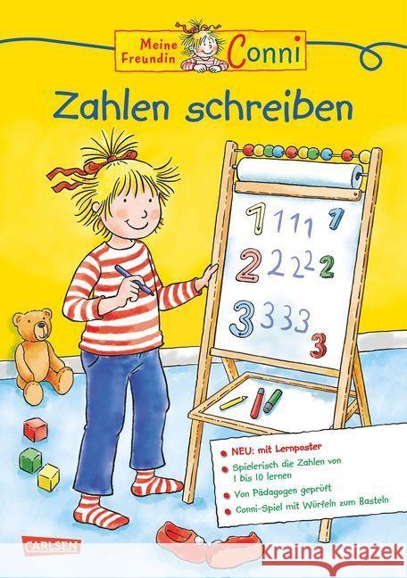 Meine Freundin Conni, Zahlen schreiben Rahlff, Ruth 9783551182623 Carlsen - książka