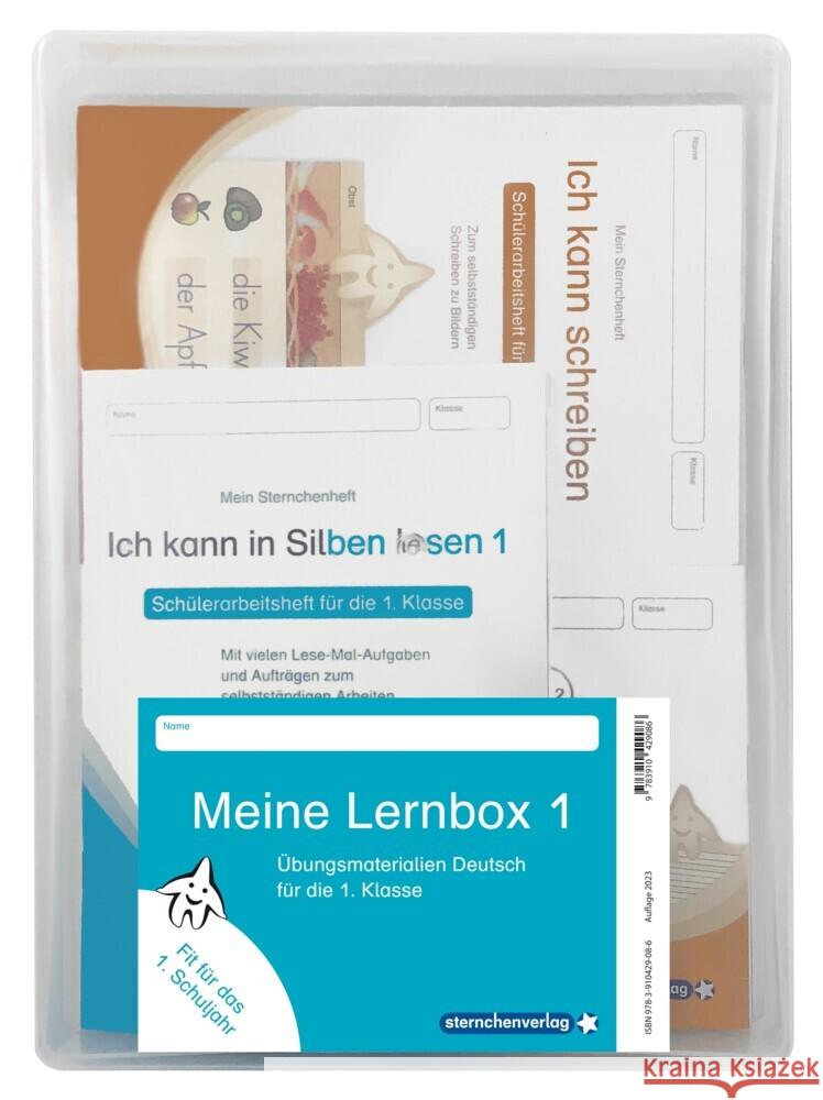 Meine Lernbox 1 - Deutsch - Fit für das 1. Schuljahr sternchenverlag GmbH, Langhans, Katrin 9783910429086 Sternchenverlag - książka