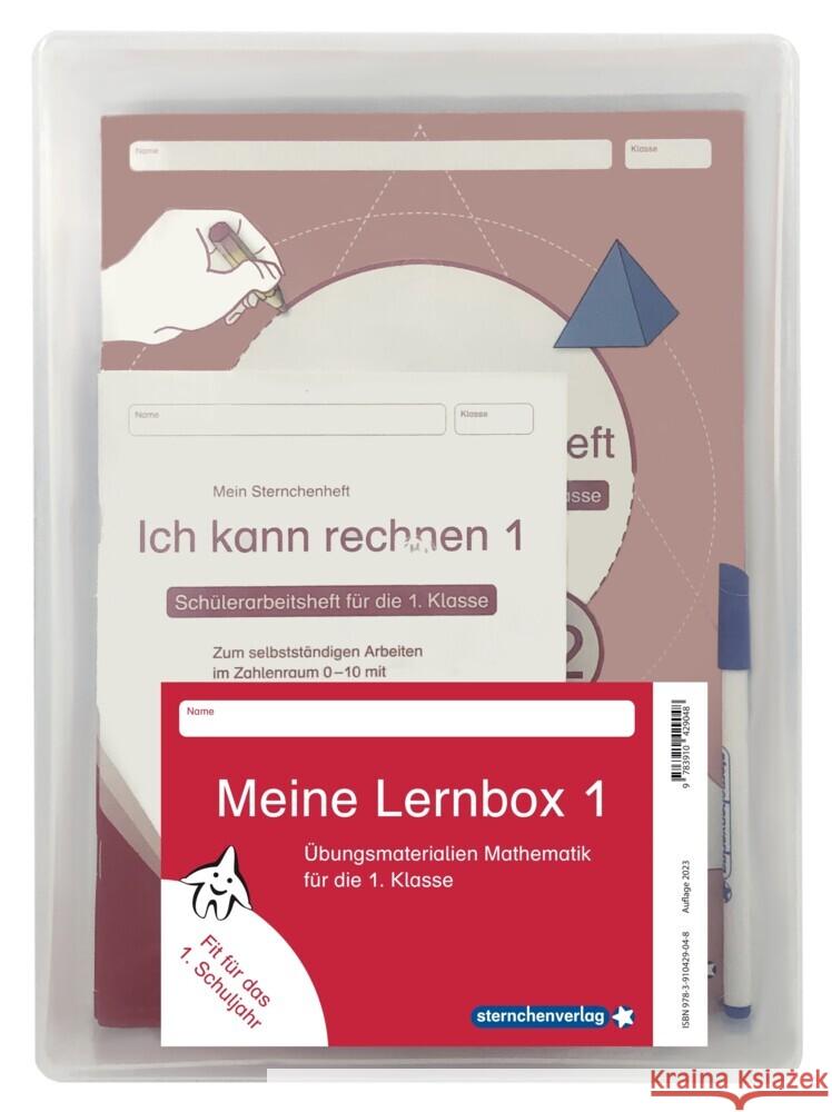 Meine Lernbox 1 - Mathematik - Fit für das 1. Schuljahr sternchenverlag GmbH, Langhans, Katrin 9783910429048 Sternchenverlag - książka