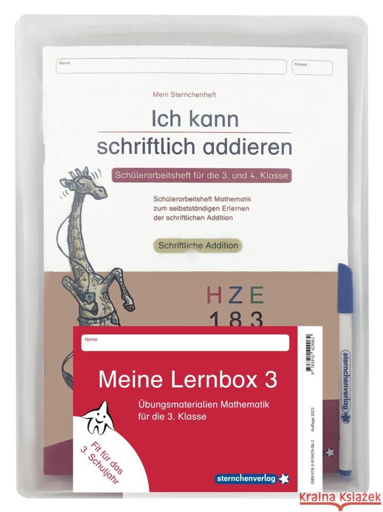 Meine Lernbox 3 - Mathematik - Fit für das 3. Schuljahr sternchenverlag GmbH, Langhans, Katrin 9783910429062 Sternchenverlag - książka