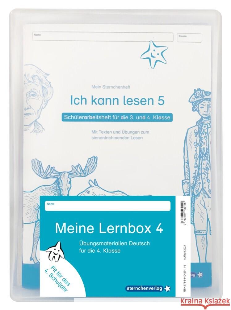 Meine Lernbox 4 - Deutsch - Fit für das 4. Schuljahr sternchenverlag GmbH, Langhans, Katrin 9783910429116 Sternchenverlag - książka