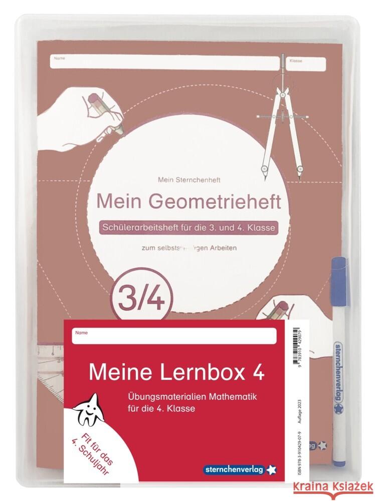 Meine Lernbox 4 - Mathematik - Fit für das 4. Schuljahr sternchenverlag GmbH, Langhans, Katrin 9783910429079 Sternchenverlag - książka