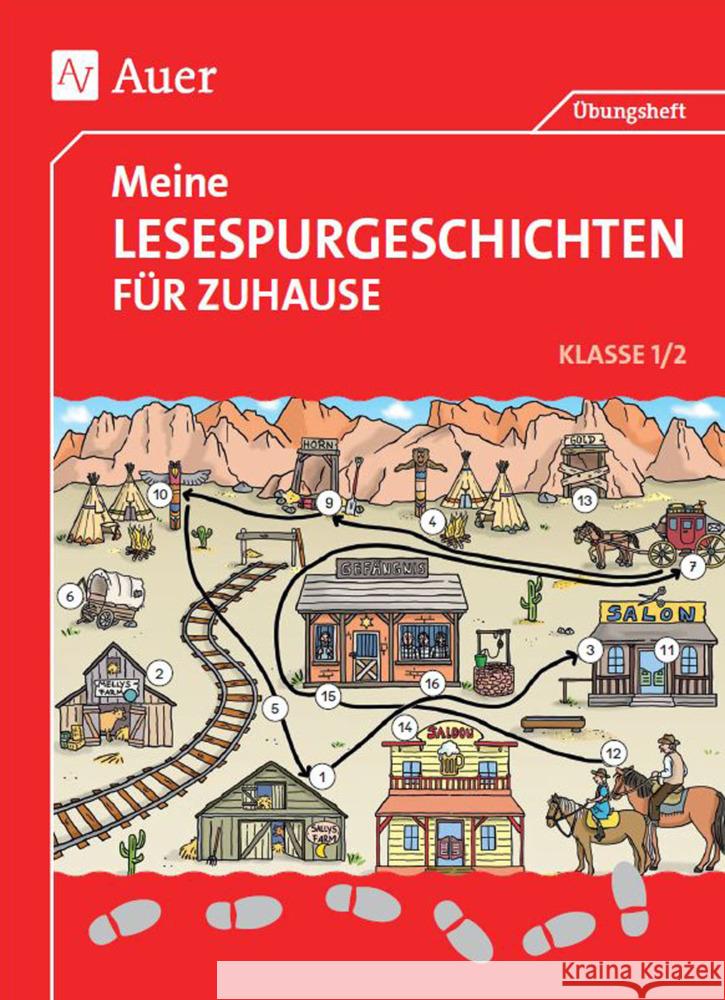 Meine Lesespurgeschichten für Zuhause - Klasse 1/2 Blomann, Sandra, Rook, Sven, Zöh, Anke 9783403084785 Auer Verlag in der AAP Lehrerwelt GmbH - książka
