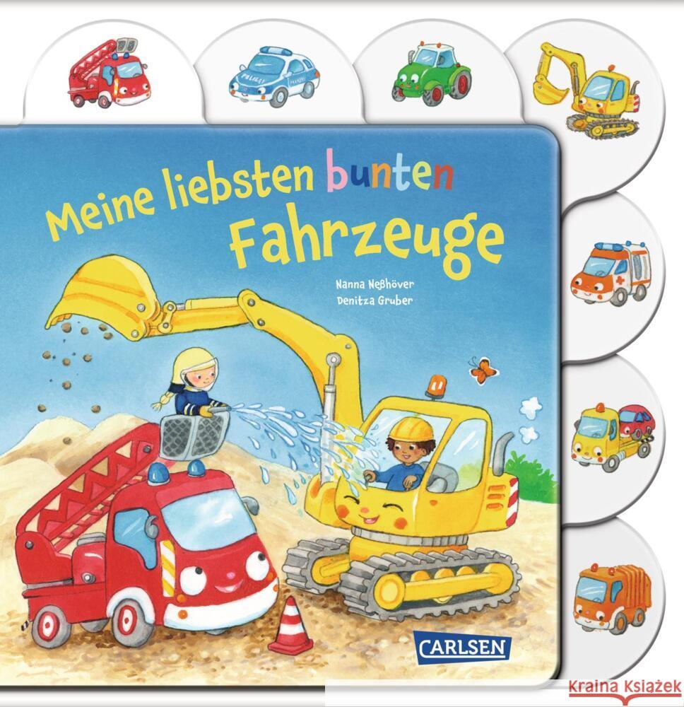 Meine liebsten bunten Fahrzeuge Neßhöver, Nanna 9783551172822 Carlsen - książka