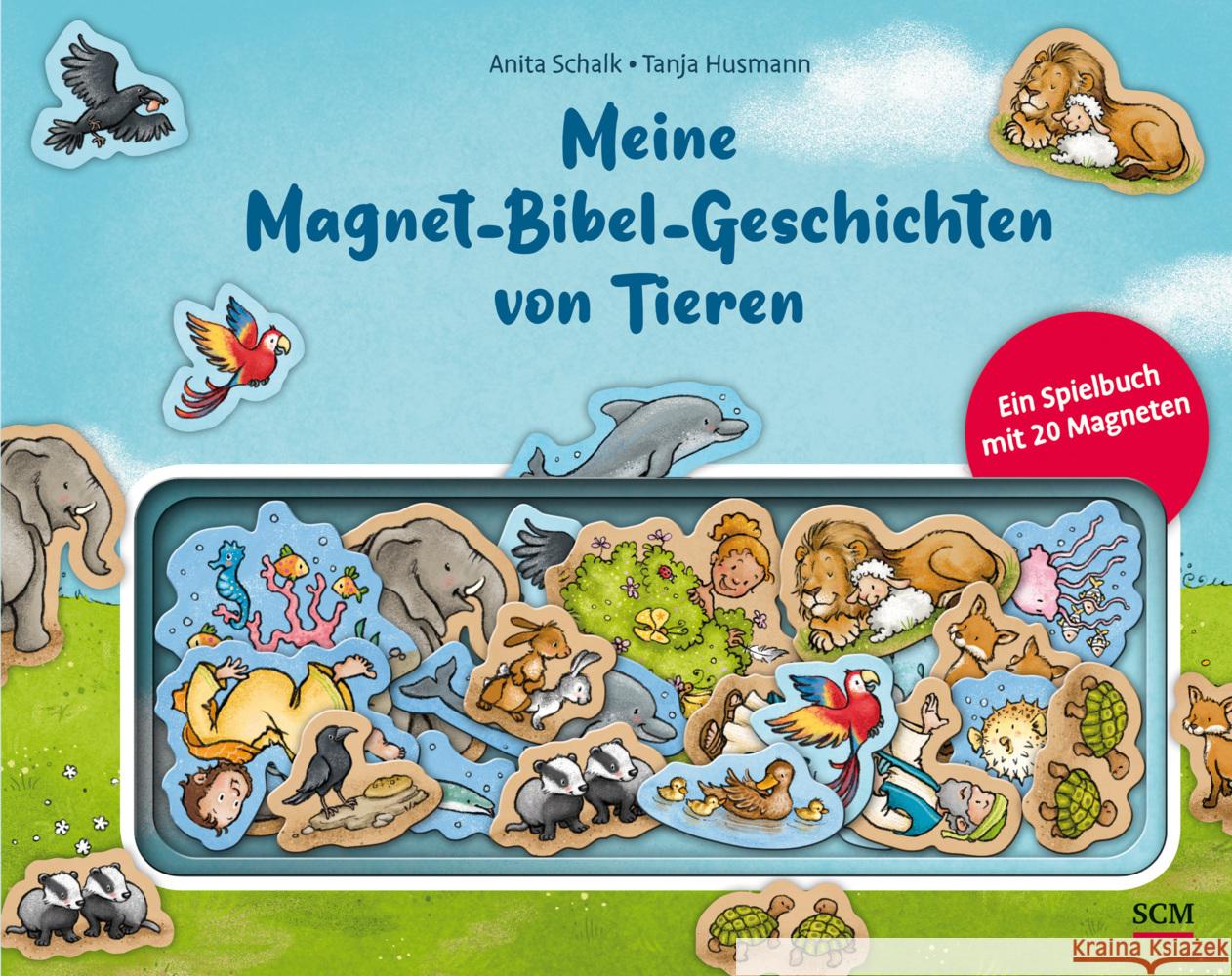 Meine Magnet-Bibel-Geschichten von Tieren Schalk, Anita 9783417281019 SCM R. Brockhaus - książka