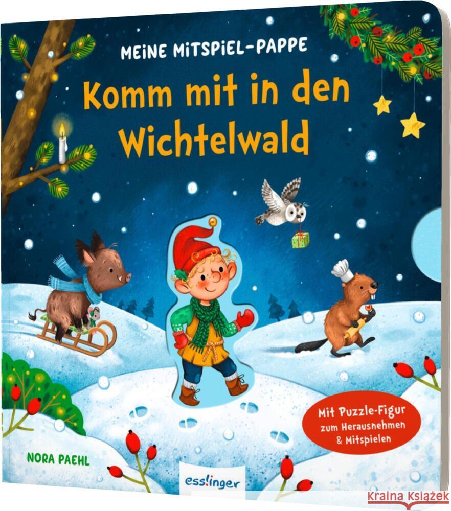 Meine Mitspiel-Pappe: Komm mit in den Wichtelwald Paehl, Nora 9783480238903 Esslinger in der Thienemann-Esslinger Verlag  - książka