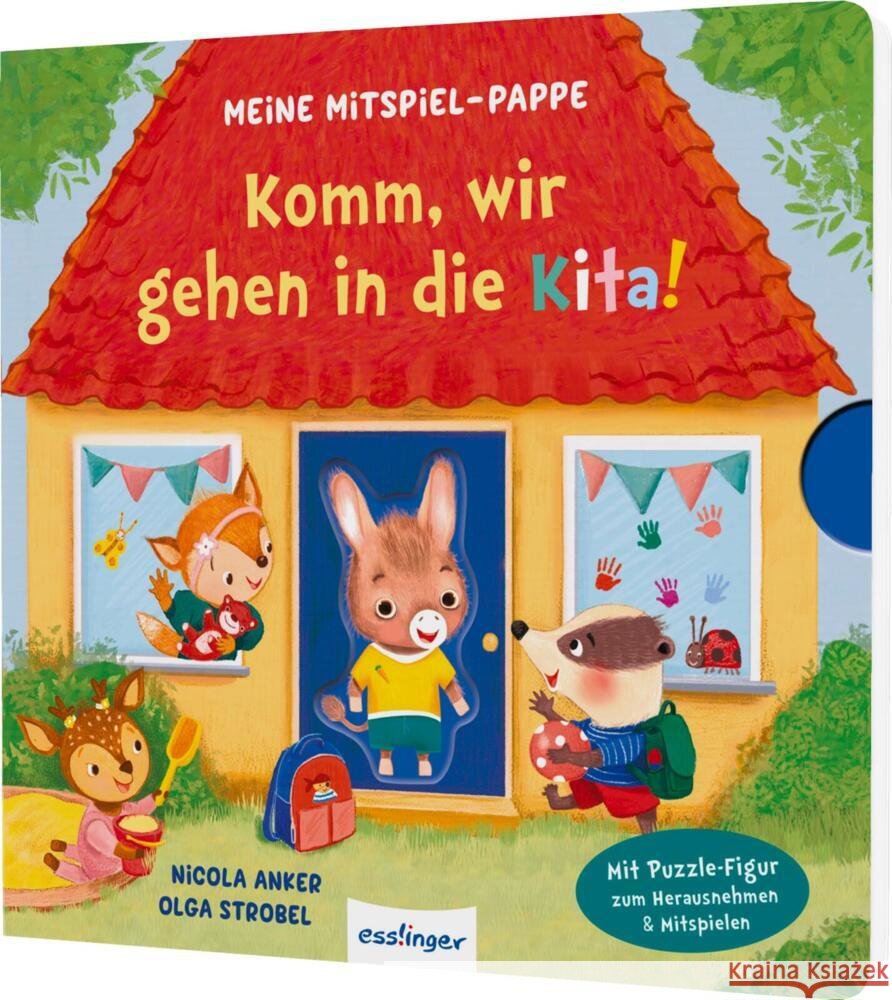 Meine Mitspiel-Pappe: Komm, wir gehen in die Kita! Anker, Nicola 9783480240890 Esslinger in der Thienemann-Esslinger Verlag  - książka