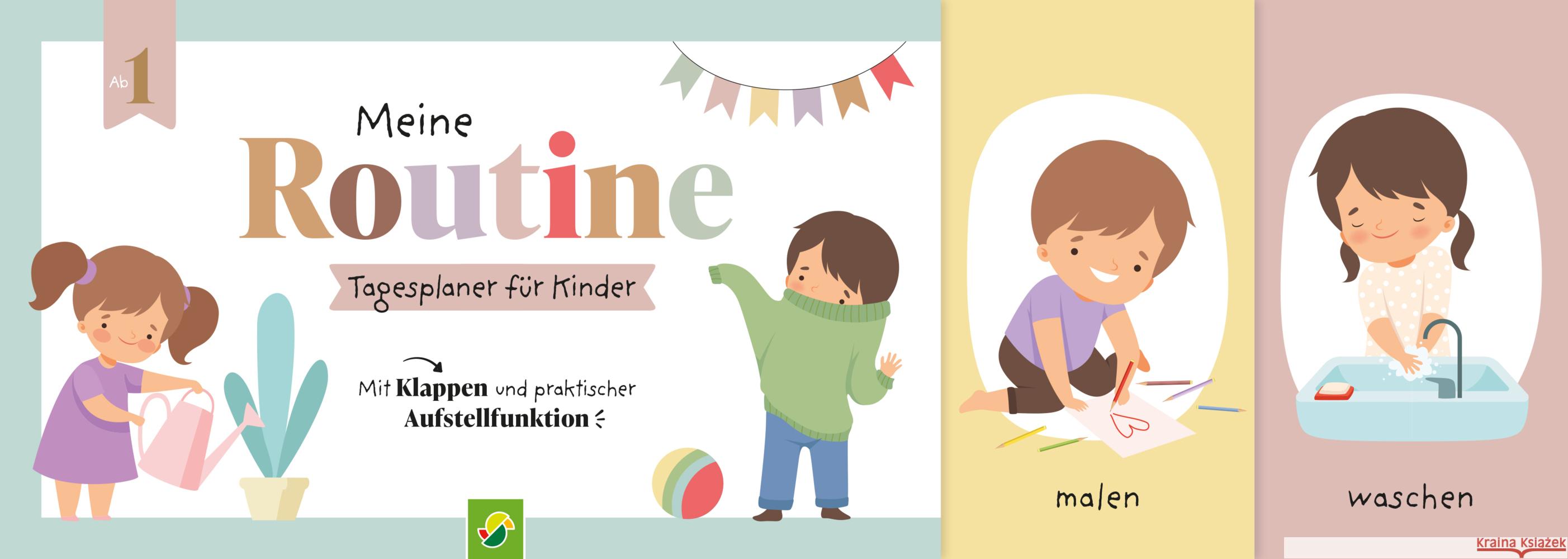 Meine Routine - Tagesplaner für Kinder Schwager & Steinlein Verlag 9783849945718 Schwager & Steinlein - książka