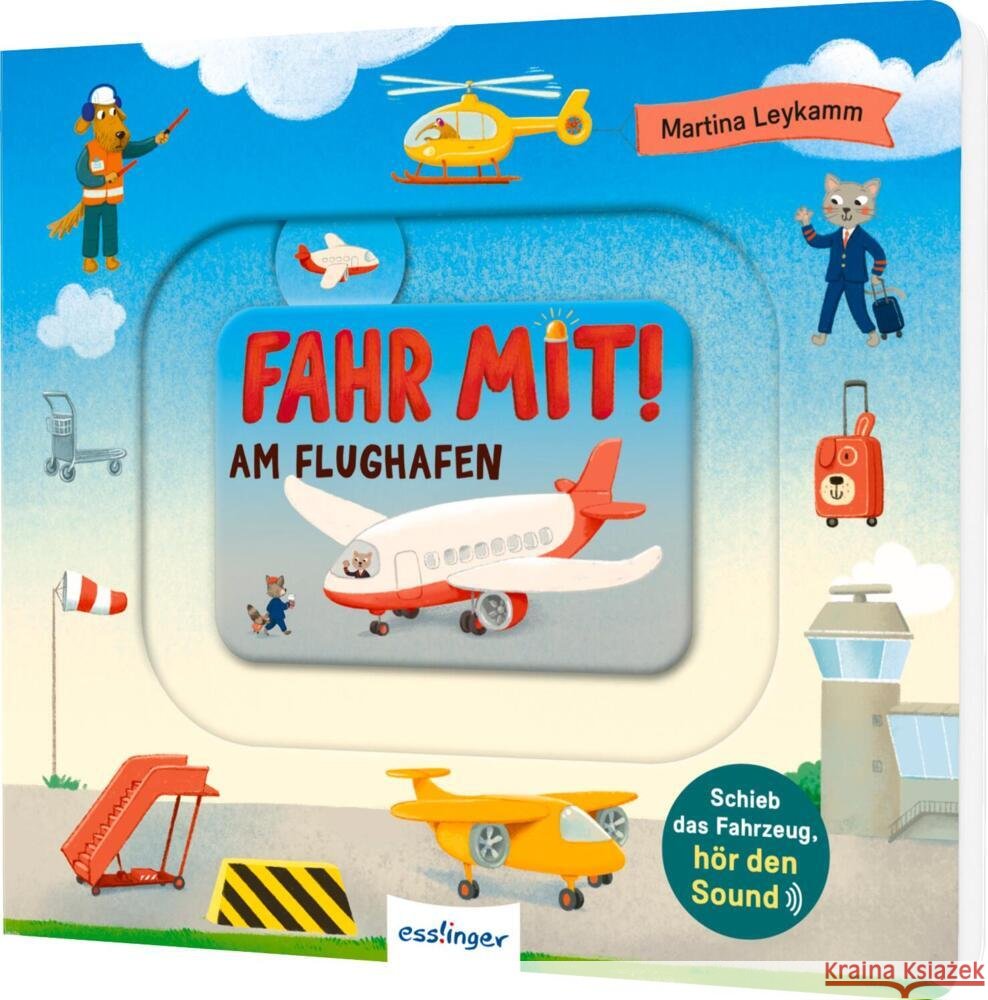Meine Schiebebahn-Pappe: Fahr mit am Flughafen  9783480241125 Esslinger in der Thienemann-Esslinger Verlag  - książka