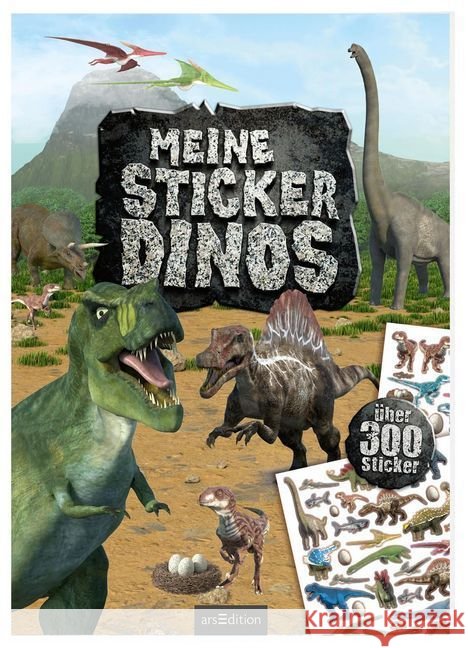 Meine Sticker-Dinos : Über 300 Sticker  9783845827797 ars edition - książka