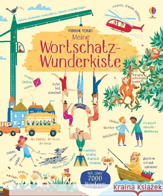 Meine Wortschatz-Wunderkiste : Mit über 2000 Wörtern Hore, Rosie 9781782326762 Usborne Verlag - książka