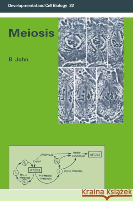 Meiosis Bernard John 9780521350532 Cambridge University Press - książka