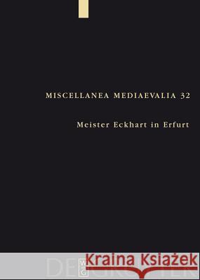 Meister Eckhart in Erfurt Andreas Speer, Lydia Wegener 9783110185836 De Gruyter - książka