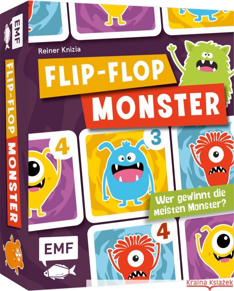 Memo-Spiel: Flip-Flop Monster Knizia, Reiner 4260478342774 Edition Michael Fischer - książka