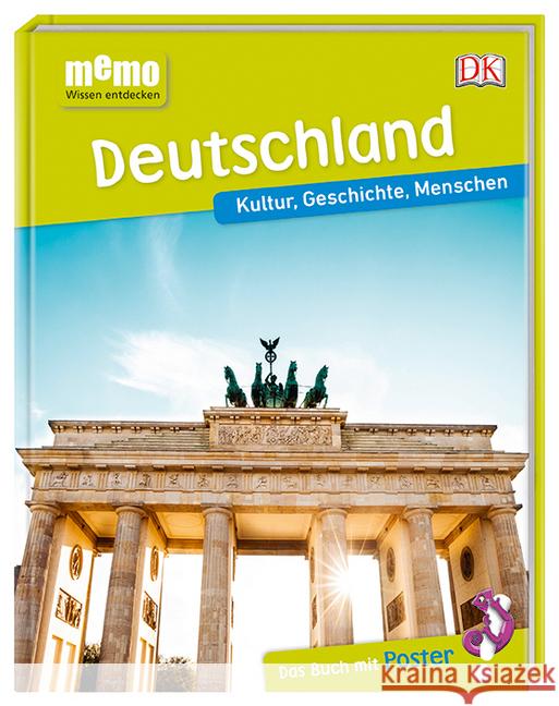 memo Wissen entdecken. Deutschland : Kultur, Geschichte, Menschen. Das Buch mit Poster!  9783831033867 Dorling Kindersley - książka