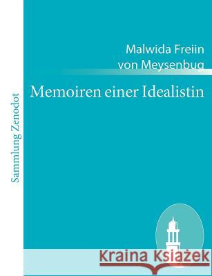 Memoiren einer Idealistin Malwida Freiin Von Meysenbug 9783843058896 Contumax Gmbh & Co. Kg - książka