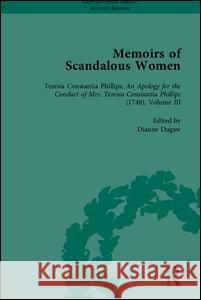 Memoirs of Scandalous Women Jennie Batchelor Dianne Dugaw  9781851968763 Pickering & Chatto (Publishers) Ltd - książka