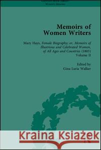 Memoirs of Women Writers, Part II (Set)  9781848930520 Pickering & Chatto (Publishers) Ltd - książka