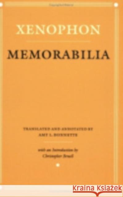 Memorabilia Xenophon                                 Amy L. Bonnette 9780801429637 Cornell University Press - książka